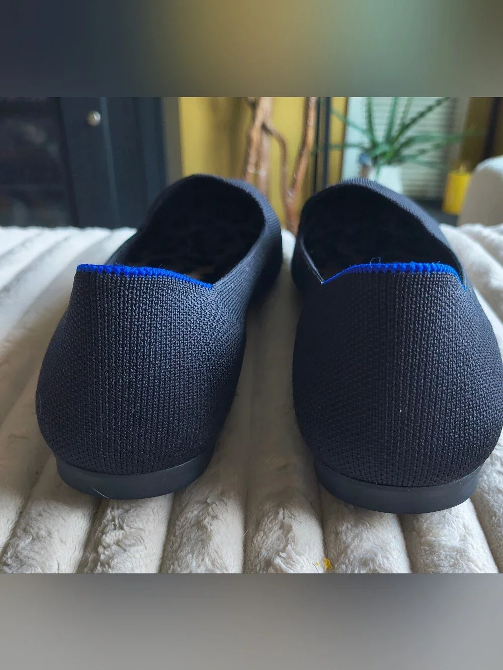 Rothy's The Point II Black Flat Size 9 1/2